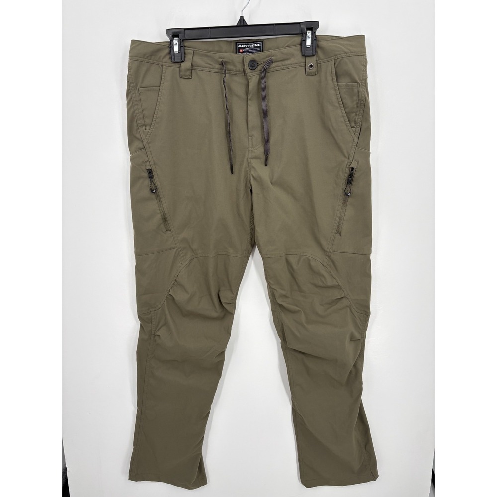 686 Men's Anything Cargo Pant Relaxed Fit Green KCRGNS03, Technical, 36x34, NEW